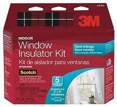 3M 2141W 6 Indoor Window Insulator Kit 5 Pack 62 X 210 Clear film 