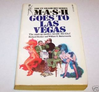 1976 MASH tv show pb book GOES TO LAS VEGAS
