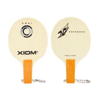   SHIP) NEW XIOM LOGO MINI BLADE KEY RING Raket Table Tennis Ping Pong