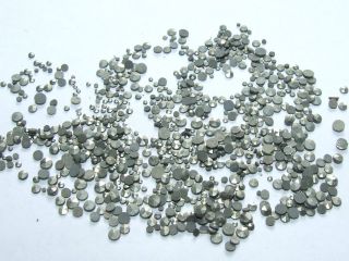 100 Marcasite Loose Stones 0.8mm to 2.5mm In Diameter