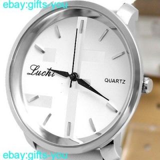   White Dial White Band Cheap Price USD5.50  Unisex Watch
