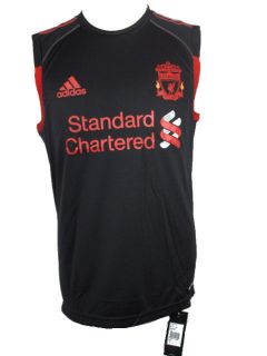 Adidas Liverpool FC Black Formotion Player Issue Sleeveless Vest 2009 