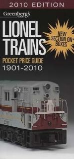 Lionel Trains Pocket Price Guide 1901 2010 (Greenbergs Guide) 2010 