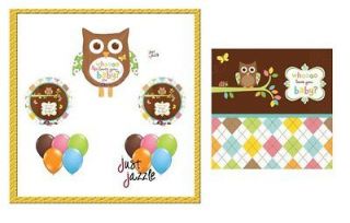   You Baby Owl Baby Shower Lunch Napkins Balloons Party Supply Decor