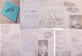 MAKE YOUR OWN SHOES~MAKING FABRIC PATTERN DRAFTING,LASTS FORM MOLD 