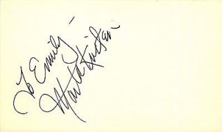 Marta Kristen Lost In Space Actress Authentic Autographed 3x5 Card