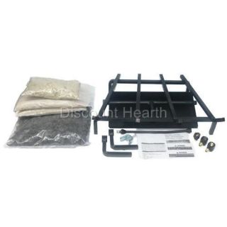    36 HD Hearth Kit for Gas Logs Fireplace Burner Grate Everything NG