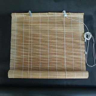   Natural Match Stick Roll Up Blinds   83” to 84” Long & 27 Wide