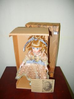 Louis Nichole Antique Porcelain collectable heirloom doll Little Girl 