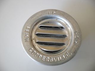   Round NOS ALUMINUM Exhaust Hole Louvered Vent Cover Trailer Leigh