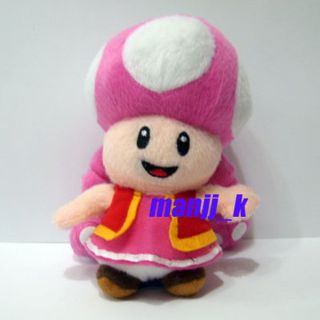NEW 17cm Super Mario Bro Plush Doll Figure Toadette