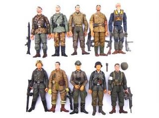Lot 10 Pcs 21st Century Toys Ultimate 118 Soldier WWII German USA 