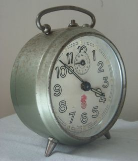 Antique French SMI alarm clock circa 1930s not Jaz Bayard