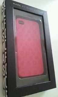 Marc by Marc Jacobs Stardust Logo iPhone 4 4S Case Cover Hard Fuchsia 