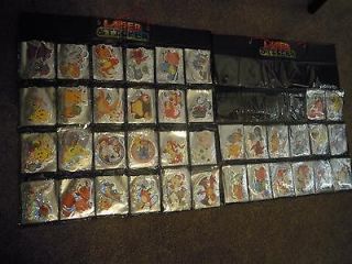 POKEMON LASER FOIL SILVER STICKERS CARDS COLLECTION WHOLESALE LOT 