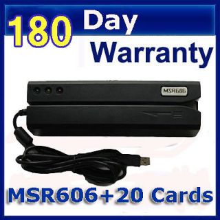 MSR606 Magnetic Credit Card Reader Writer Encoder Magstripe MSR206 
