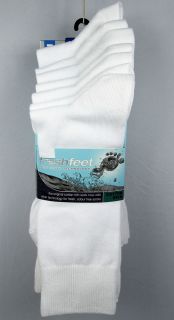 Pack Marks and Spencers M&S white socks fresh feet all sizes