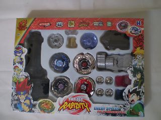   Beyblade 4D Top Rapidity Metal Fusion Fight Master Set US Seller