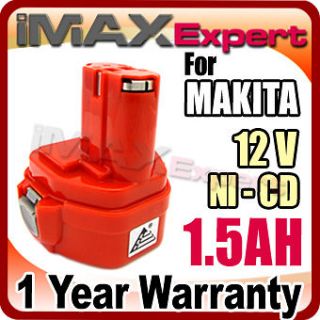 12V 1.5AH NiCd Pod Battery for MAKITA ML122 ML124 6216D 6270D 6271D 
