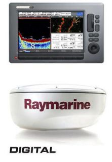 RAYMARINE C120W RADAR PACKAGE C120W/RD418D AND 10M CABLE Model T62291