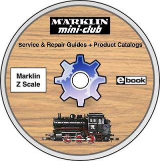MARKLIN Z Scale Service & Repair Guides on CD mini club