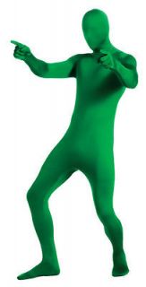Green Man Second Skin Zentai Supersuit Adult Bodysuit Costume