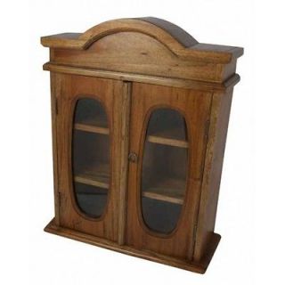 Antique Style Wooden Medicine Cabinet with Doors