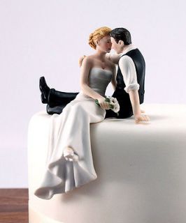 The  Look of Love Romantic Wedding Cake Topper Customize Hair Color