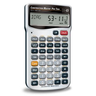 Calculated Industries Construction Master Pro Calculator w/Trig 4080