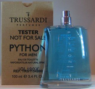 Python Trussardi Mens 3.4 oz Eau De Toilette Spray Tester