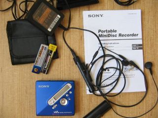 Sony MZ N710 Net MD Walkman Player/Recorde​r (Blue)