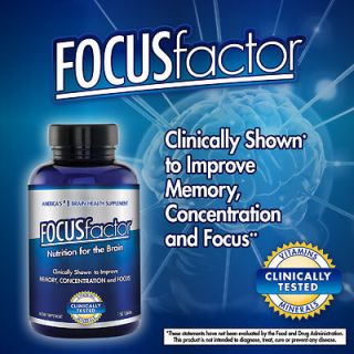 150 Tablets   FOCUS factor Dietary Brain Supplement