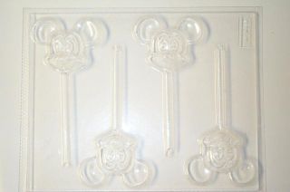 MICKEY MOUSE CHOCOLATE LOLLIPOP CANDY MOLD *