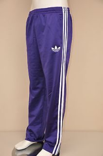   Adi Firebird College Purple / White Stripe Mens Track Pants XL