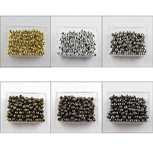Metal Round Spacer Bead 2.4mm,3.2mm,4m​m,5mm,6mm,8mm,​10mm 6Colors 