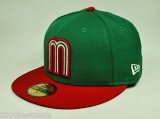 NEW ERA 59FIFTY WORLD BASEBALL CLASSIC STYLE MEXICO FITTED HAT CAP 