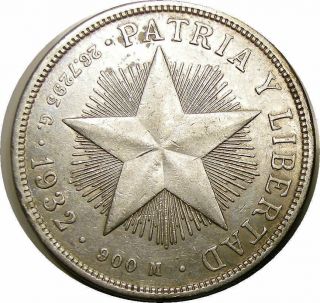 1932 Cuba Peso INV#US87 75