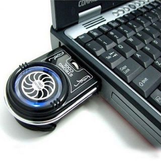 Mini Vacuum Air Extracting USB Case Cooling Cooler Fan For Notebook 