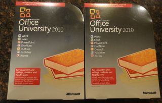 MICROSOFT OFFICE PROFESSIONAL 2010  Brand New In Box 