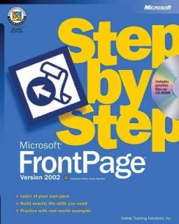 Microsoft FrontPage Version 2002 Step by Step (Step by Step (Microsoft 