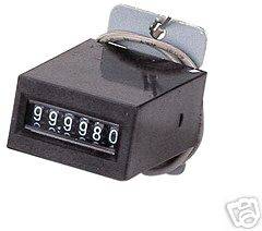 COIN COUNTER / METER 6 DIGIT + 5 VOLT