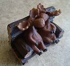 NEW Moose Kissing on Park Bench Rustic LOG CABIN LODGE HOME DECOR