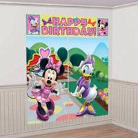 Minnie Mouse Birthday Party Scene Setters 5pc