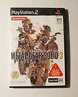   Solid 3 Snake Eater [JAPAN IMPORT] – VG – PS2 Sony Playstation 2