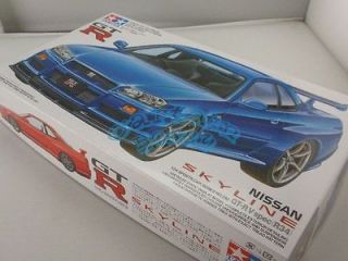 Tamiya 24210 124 Scale Model Car Kit Nissan Skyline GT R R34 V Spec 