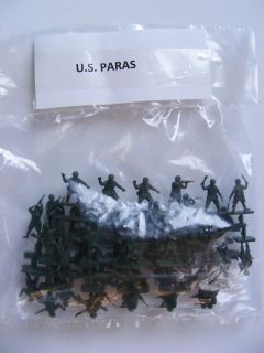 AIRFIX,BAGGED,​BUDGET,POCKET MONEY MODEL SOLDIERS, WWII U.S. PARAS 