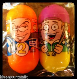 RARE BURNOUT & FLAGMAN Mighty Beanz Special Edition from 2002