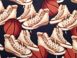 New Basketball Balls Shoes Sneakers Sports Equipment Fabric BTY