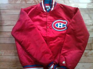 Vinatge Montreal Canadians Starter jacket Large In excellent condition 