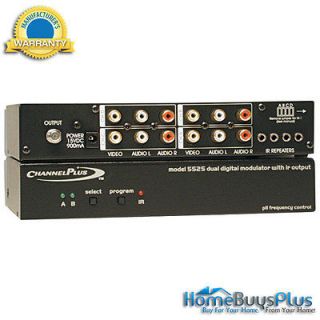 Channel Plus 5525 Deluxe Series Modulator With Ir Emitter Ports (Dual 